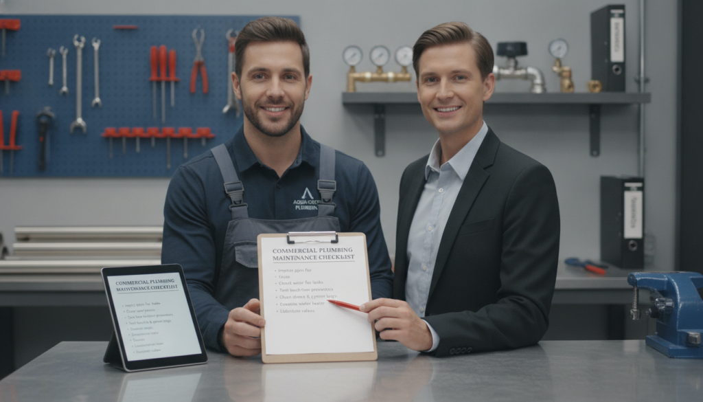 Commercial plumbing maintenance checklist for Cedar Park property managers